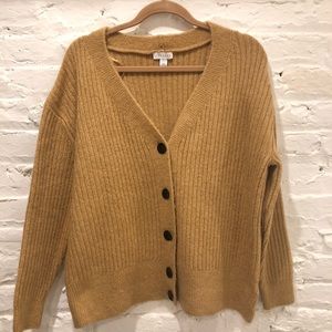Camel-colored cardigan - LIKE NEW!